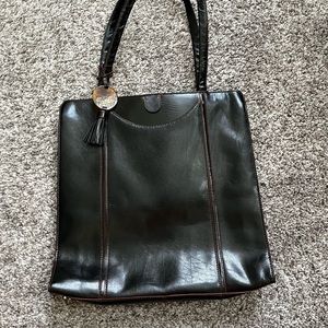 HOBO Black Structured Shoulder Bag EUC